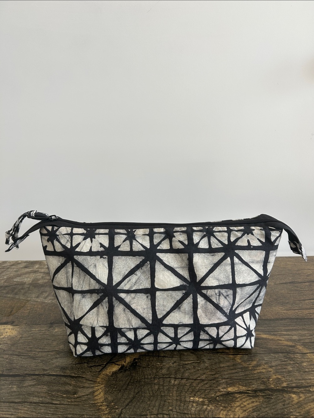Black & White Geometric Cosmetic Pouch